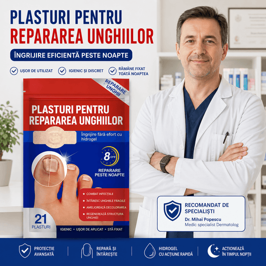 SET 21 Plasturi pentru Repararea Unghiilor