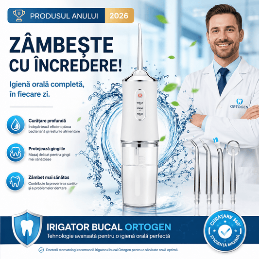 Irigator oral multifunctional 4 in 1 portabil