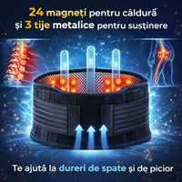 Centură lombară cu magneti