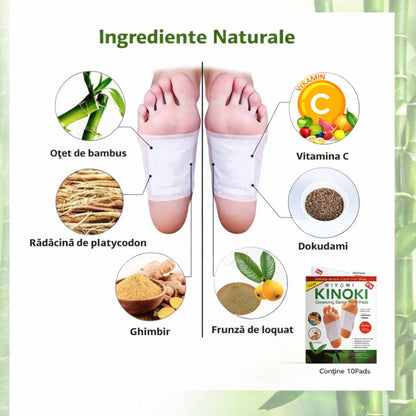 Plasturi detox Kinoki - 50+50 CADOU