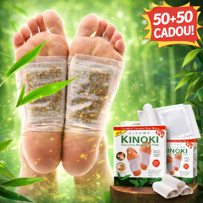 Plasturi detox Kinoki - 50+50 CADOU
