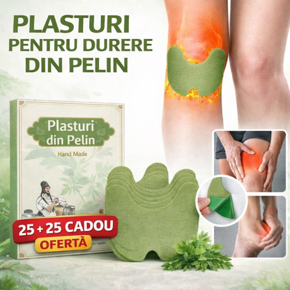 Plasturi din Pelin 25 + 25 CADOU